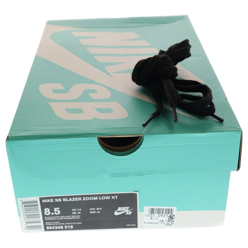NIKE SB(ナイキエスビー) BLAZER ZOOM LOW XT 864348-019 ブレーザー ズーム ロー XT ローカットスニーカー ブラック US8.5/26.5cm