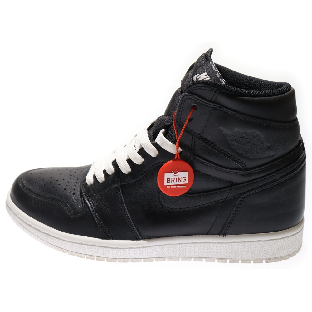 NIKE(ナイキ) AIR JORDAN 1 RETRO HIGH CYBER MONDAY 555088-006 エアジョーダン 1 レトロ ハイ サイバー マンデー ハイカットスニーカー ブラック US8.5/26.5cm