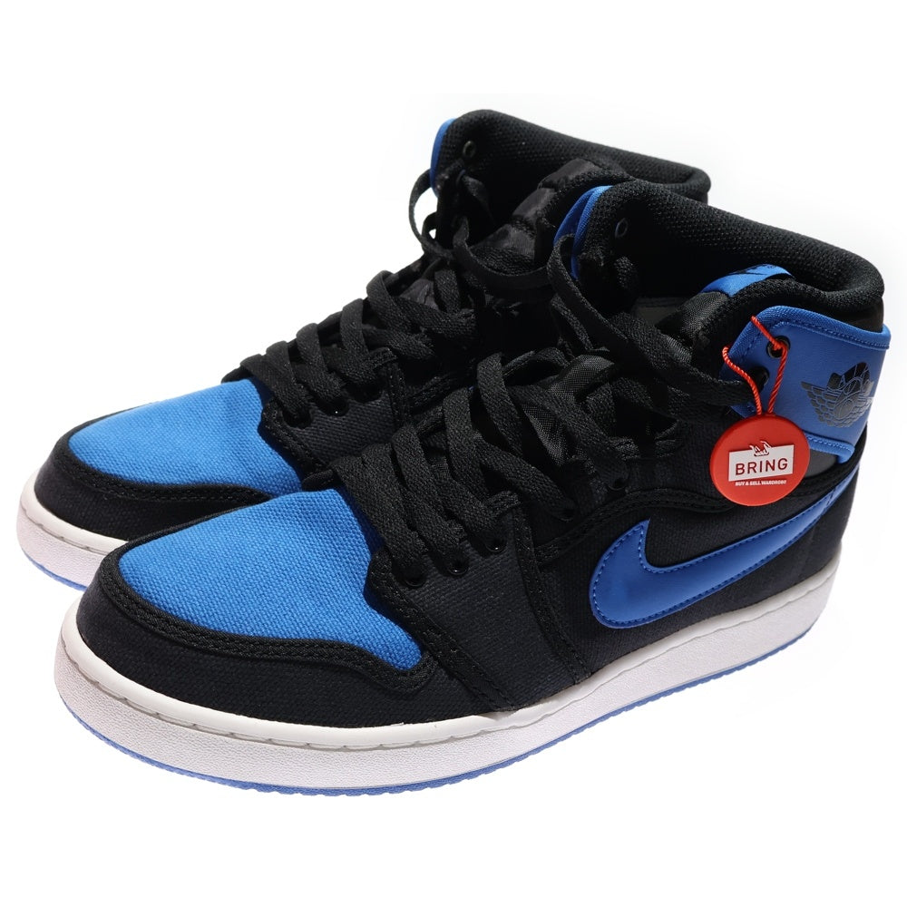 NIKE(ナイキ) AIR JORDAN 1 KO RETRO HIGH ROYAL 638471-007 エアジョーダン1 ノックアウト レトロ ハイ ロイヤル ハイカットスニーカー ブルー/ブラック US9/27cm