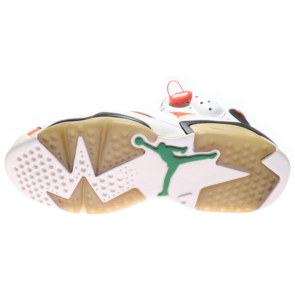 NIKE(ナイキ) AIR JORDAN 6 RETRO GATORADE 384664-145 エアジョーダン 6 レトロ ゲータレード ハイカットスニーカー ホワイト/オレンジ US8.5/26.5cm