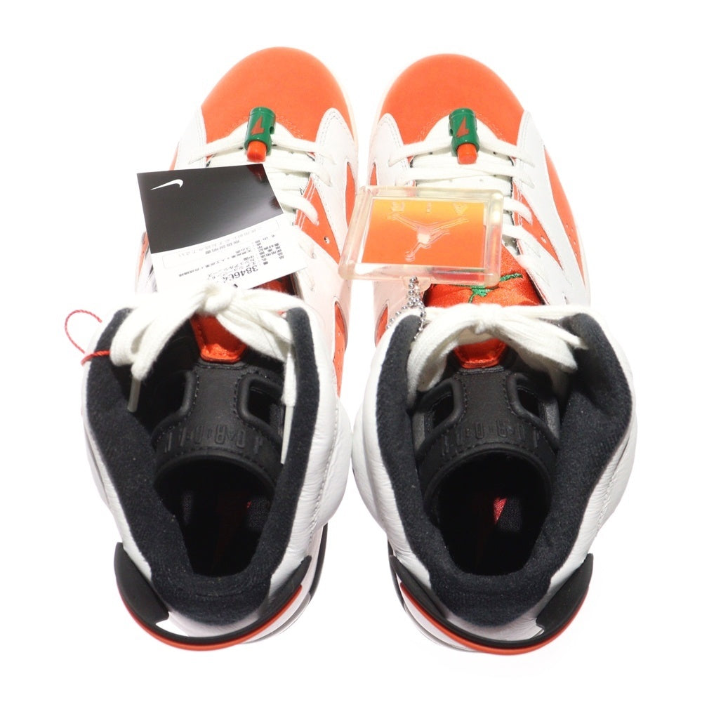 NIKE(ナイキ) AIR JORDAN 6 RETRO GATORADE 384664-145 エアジョーダン 6 レトロ ゲータレード ハイカットスニーカー ホワイト/オレンジ US8.5/26.5cm