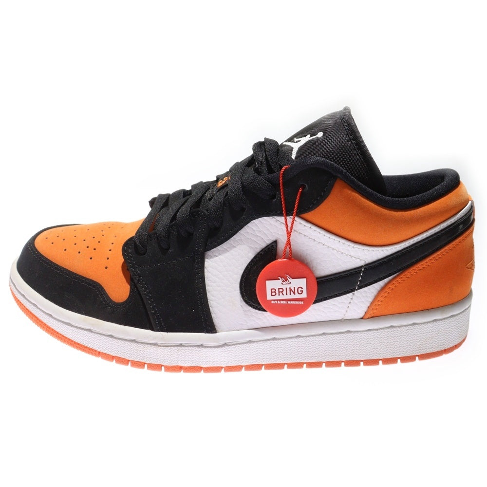 NIKE(ナイキ) AIR JORDAN 1 LOW SHATTERED BACKBOARD 553558-128 エアジョーダン1 シャッタード バックボード ローカットスニーカー ブラック/オレンジ US8.5/26.5cm