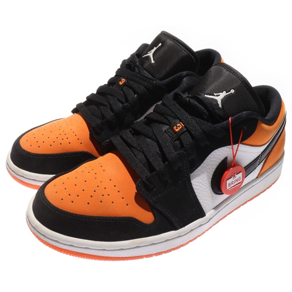 NIKE(ナイキ) AIR JORDAN 1 LOW SHATTERED BACKBOARD 553558-128 エアジョーダン1 シャッタード バックボード ローカットスニーカー ブラック/オレンジ US8.5/26.5cm