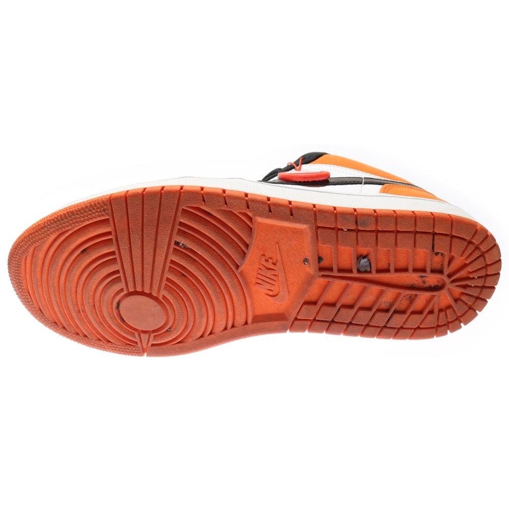 NIKE(ナイキ) AIR JORDAN 1 LOW SHATTERED BACKBOARD 553558-128 エアジョーダン1 シャッタード バックボード ローカットスニーカー ブラック/オレンジ US8.5/26.5cm