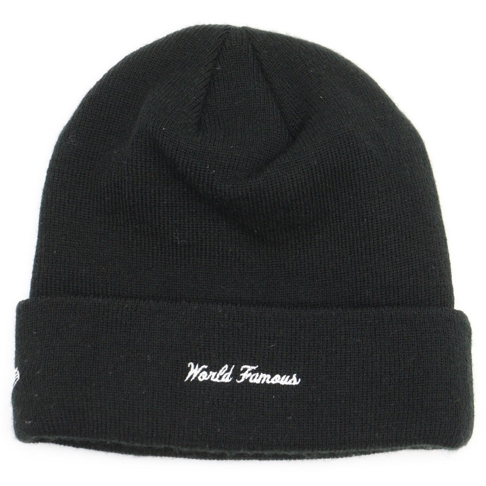 SUPREME(シュプリーム) 16AW ×NEW ERA Box Logo Beanie ニューエラ ボックスロゴビーニー ニット帽 ブラック