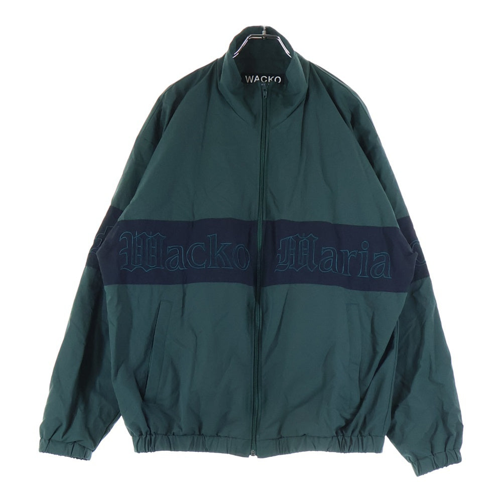 WACKO MARIA(ワコマリア) TRACK JACKET TYPE-2 トラックジャケット ブラック/グリーン 24SS-WMO-TJ02