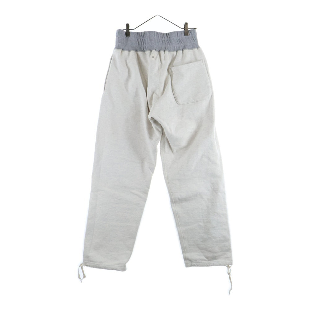 NIGEL CABOURN(ナイジェルケーボン) 40s MILITARY SWEAT PT ミリタリー スウェットパンツ ホワイト/グレー 8043-00-50040