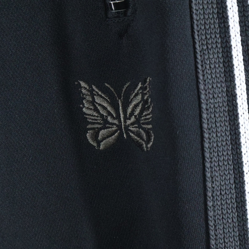 Needles(ニードルス) 19SS TRACK PANT サイドラインデザイン トラック パンツ ブラック EJ379