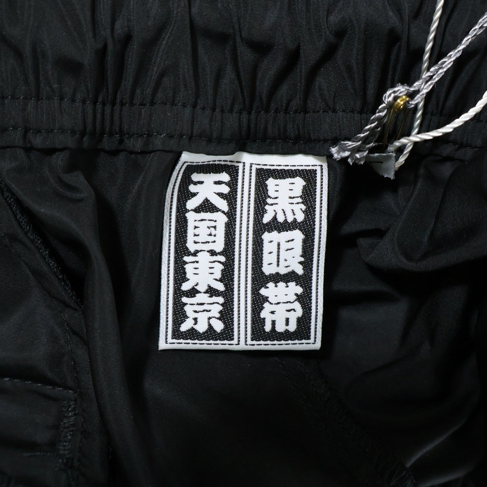 WACKO MARIA(ワコマリア) ×THE BLACK EYE PATCH TRACK PANTS TYRE-1 ブラックアイパッチ ナイロン トラッパンツ ブラック BEP-WM-TP01