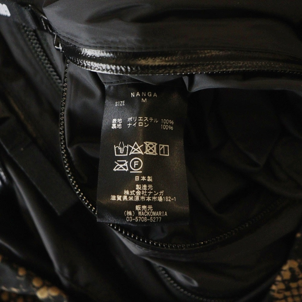 WACKO MARIA(ワコマリア) 22AW×NANGA PYTHON MOUNTAIN PARKA×ナンガ 柄 マウンテンパーカー ジャケット ブラウン 22FW-WMO-NA08