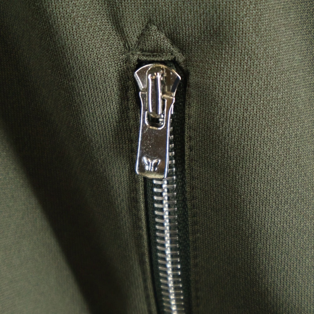 Needles(ニードルス) 24SS ×Nubian Track Jacket Side Line トラックジャケット サイドライン フロントロゴ刺繍 ポリエステル カーキ NS1590