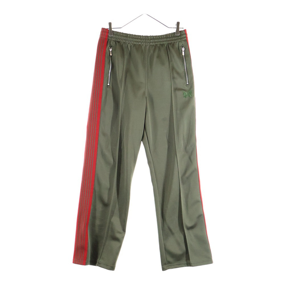 Needles(ニードルス) 24SS ×Nubian TRACK PANT ヌビアン ジップアップポケットトラックパンツ カーキ NS1591