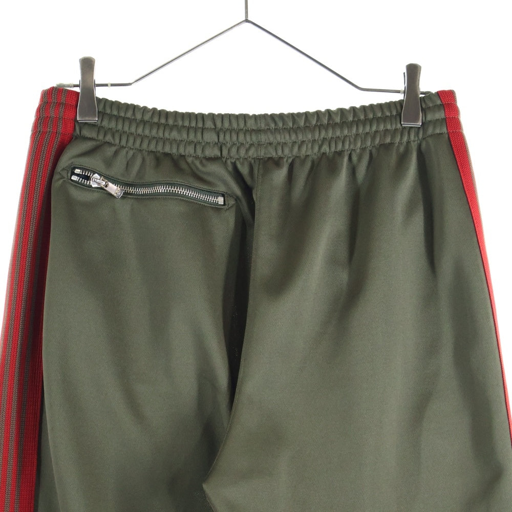 Needles(ニードルス) 24SS ×Nubian TRACK PANT ヌビアン ジップアップポケットトラックパンツ カーキ NS1591