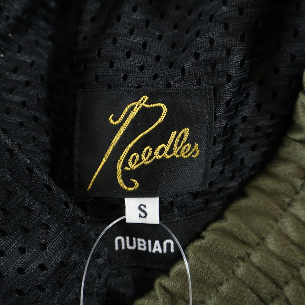 Needles(ニードルス) 24SS ×Nubian TRACK PANT ヌビアン ジップアップポケットトラックパンツ カーキ NS1591