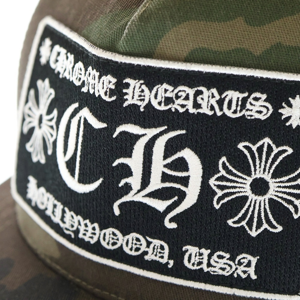 CHROME HEARTS(クロムハーツ) TRUCKER CAP CHパッチ メッシュトラッカーキャップ 帽子 カーキ