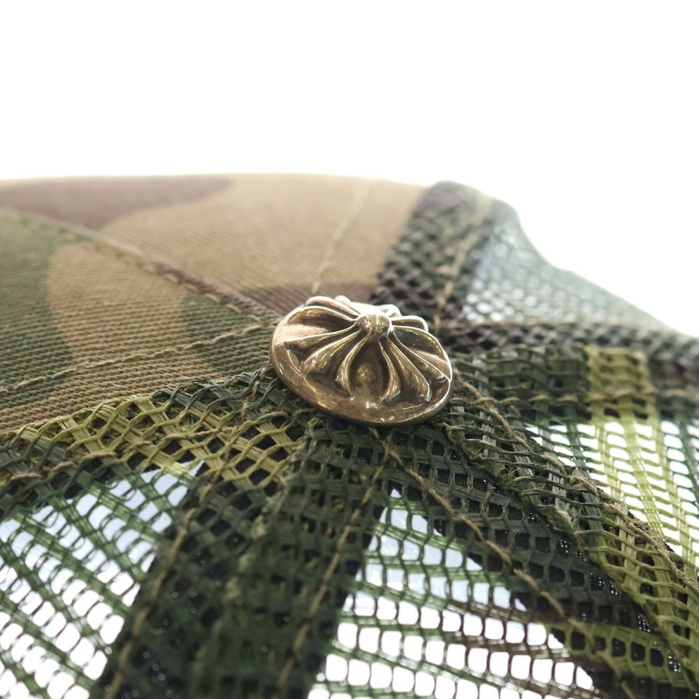 CHROME HEARTS(クロムハーツ) TRUCKER CAP CHパッチ メッシュトラッカーキャップ 帽子 カーキ