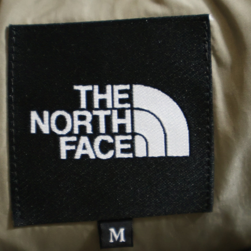 THE NORTH FACE(ザノースフェイス) Nuptse Vest ヌプシダウンベスト フロントロゴ刺繍 ベージュ ND92338