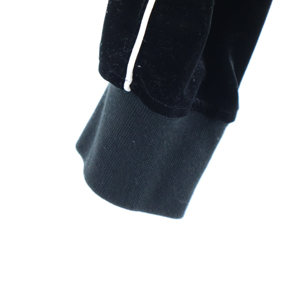 LAST NEST(ラスト ネスト) VELOUR TRACK JKT ロゴベロアジップトラックジャケット ブラック