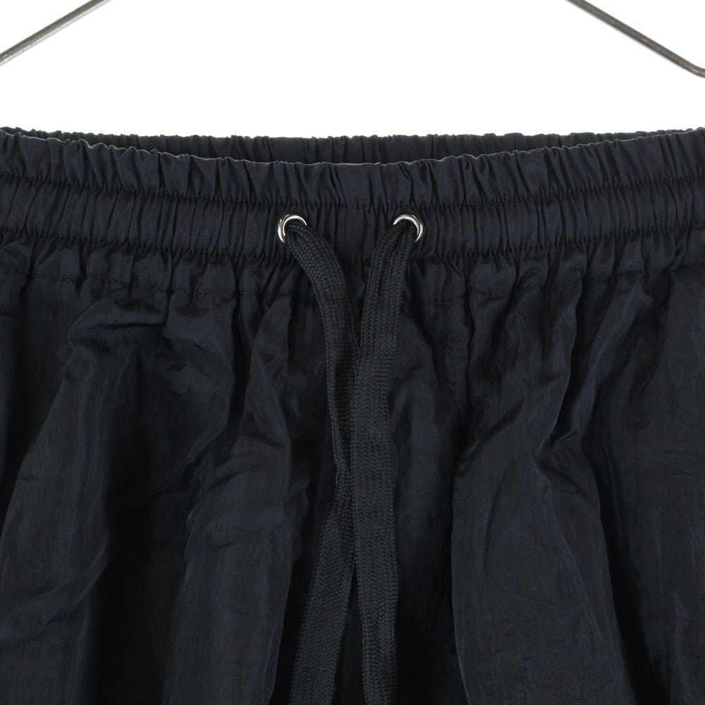 HARE(ハレ) サイドスナップボタン ナイロン バギーパンツ ブラック HA010152TO