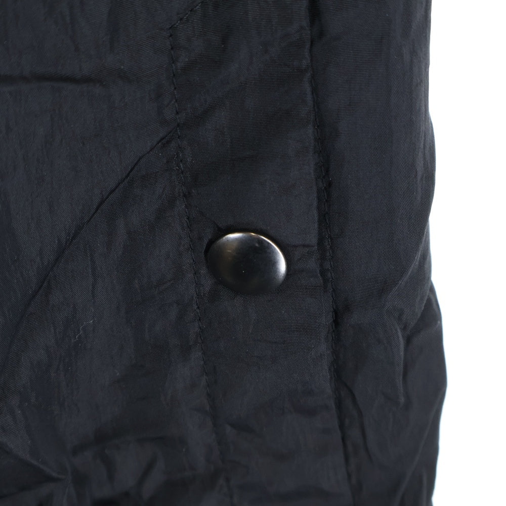 HARE(ハレ) サイドスナップボタン ナイロン バギーパンツ ブラック HA010152TO