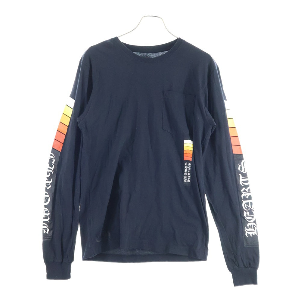 CHROME HEARTS(クロムハーツ) LONG SLEEVE T-SHIRT POCKET HOLLYWOOD 長袖TシャツロンTロングスリーブ ブラック