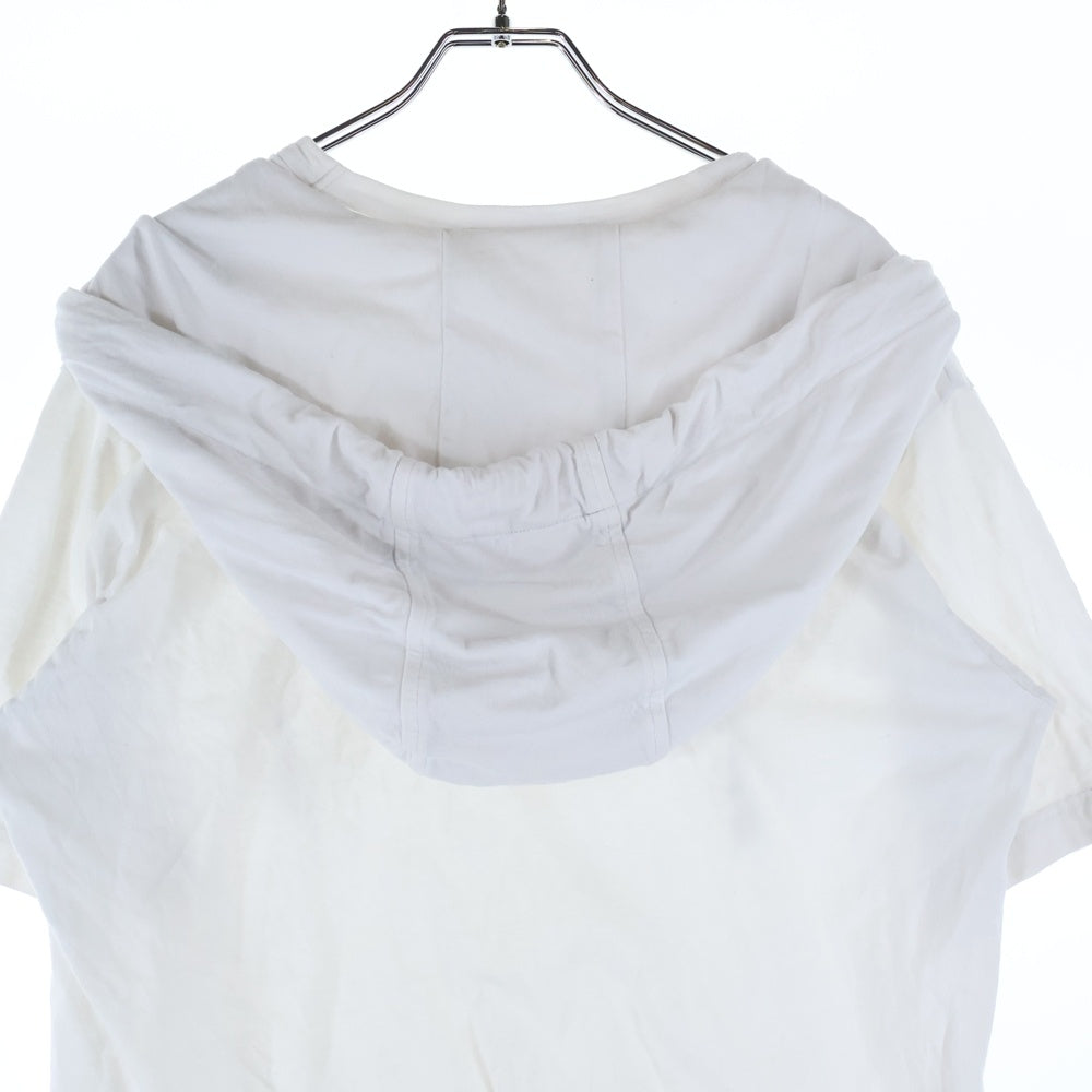 COMME des GARCONS SHIRT(コムデギャルソンシャツ) Cotton Jersey Plain コットン ジュエリー プレイン 半袖パーカー ホワイト S28113