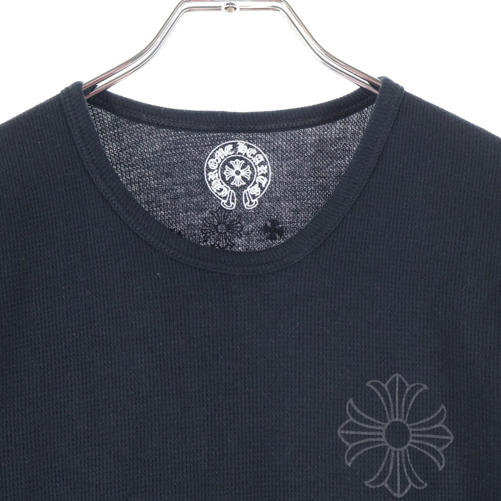 CHROME HEARTS(クロムハーツ) THERMAL L/S Back Logo CH PLUS サーマル バックプリント ロングスリーブ 長袖Tシャツ ブラック