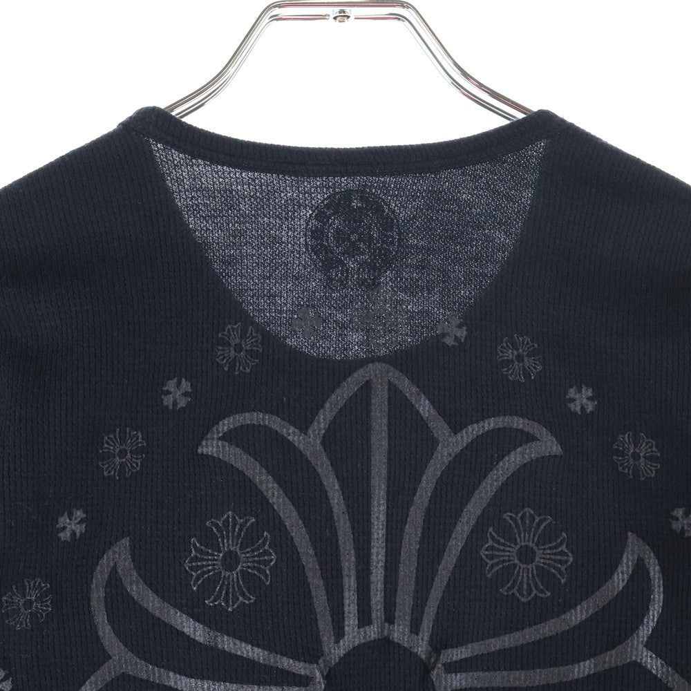 CHROME HEARTS(クロムハーツ) THERMAL L/S Back Logo CH PLUS サーマル バックプリント ロングスリーブ 長袖Tシャツ ブラック