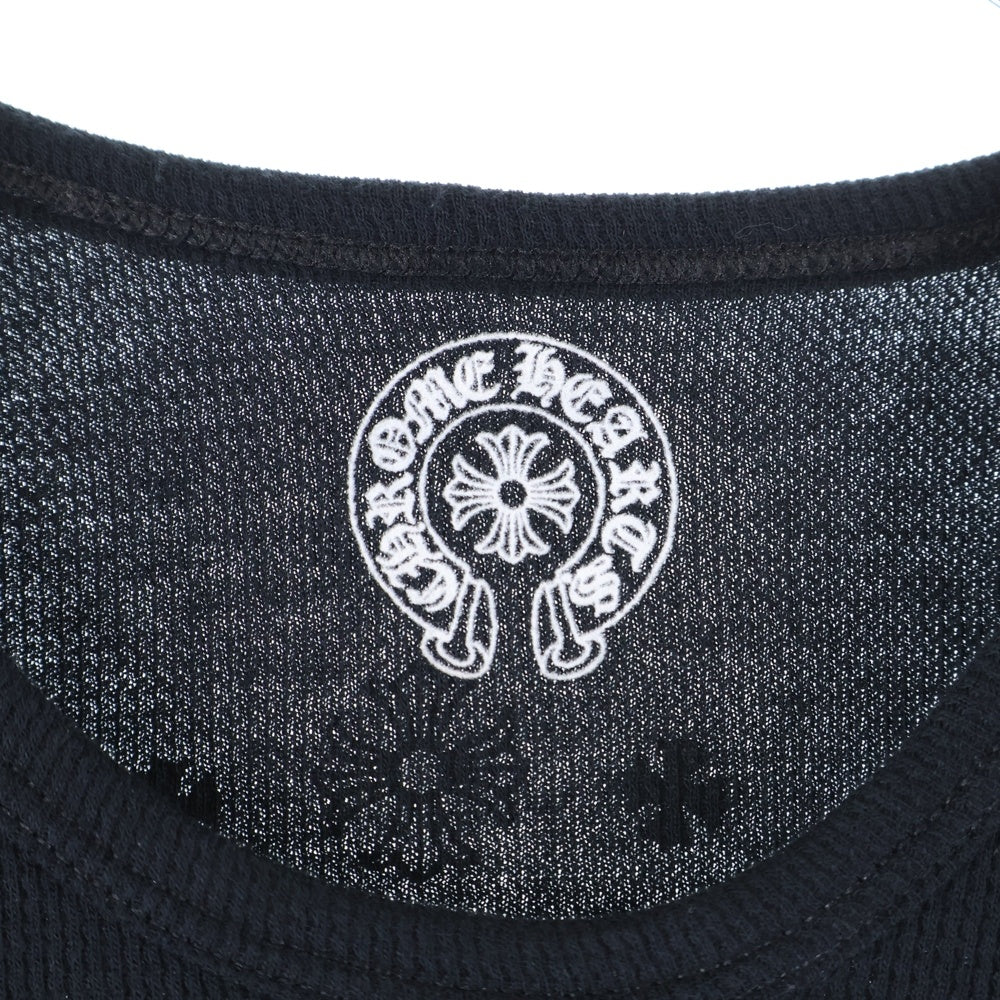 CHROME HEARTS(クロムハーツ) THERMAL L/S Back Logo CH PLUS サーマル バックプリント ロングスリーブ 長袖Tシャツ ブラック