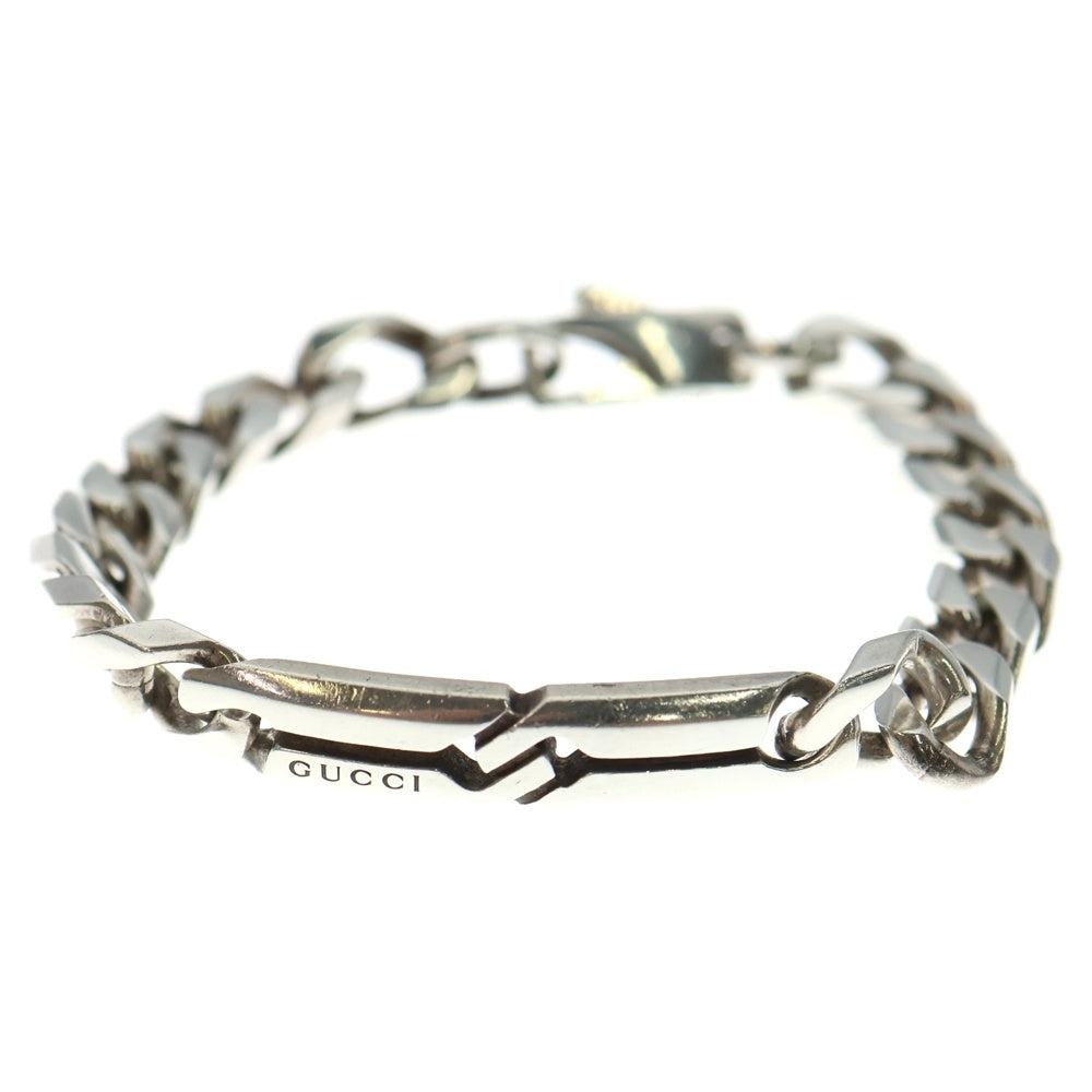 GUCCI(グッチ) ノット インフィニティ ブレスレット ロゴ刻印 SV925