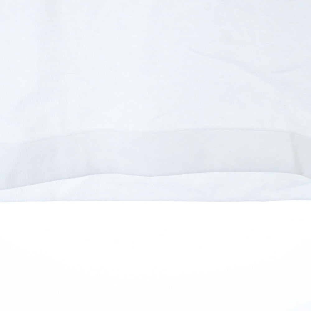 PLAY COMME des GARCONS(プレイコムデギャルソン) 24SS Unisex T-Shirt Printed Black Heart Studs スタッズ ハート ロゴ 半袖Tシャツ カットソー ホワイト AX-T804