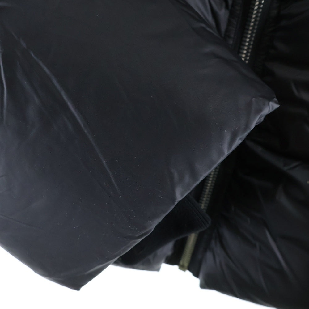 Rick Owens(リックオウエンス) 24AW TURTLE JKT ジップアップ ダウンジャケット ブラック RU02D6745-NPD3