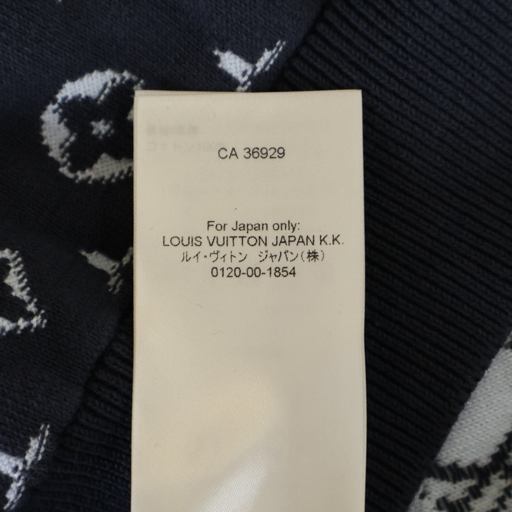 LOUIS VUITTON(ルイヴィトン) 24SS モノグラムグラディエントニットパーカー グレー RM241Q USO HQN43W