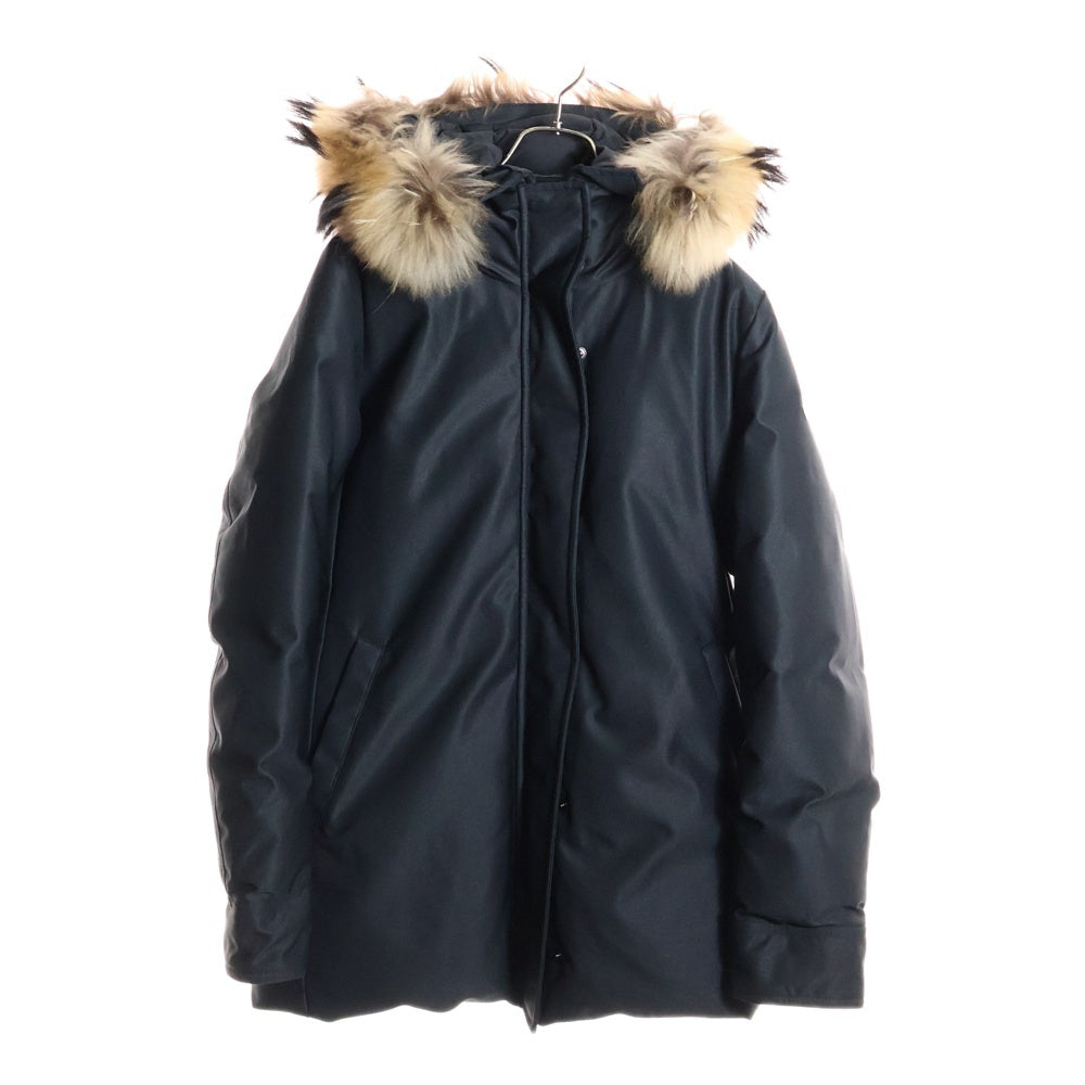 PYRENEX(ピレネックス) SPOUTNIC MINI RIPSTOP ファー付き スプートニック ミニ リップストップ ダウンジャケット ブラック W22P1