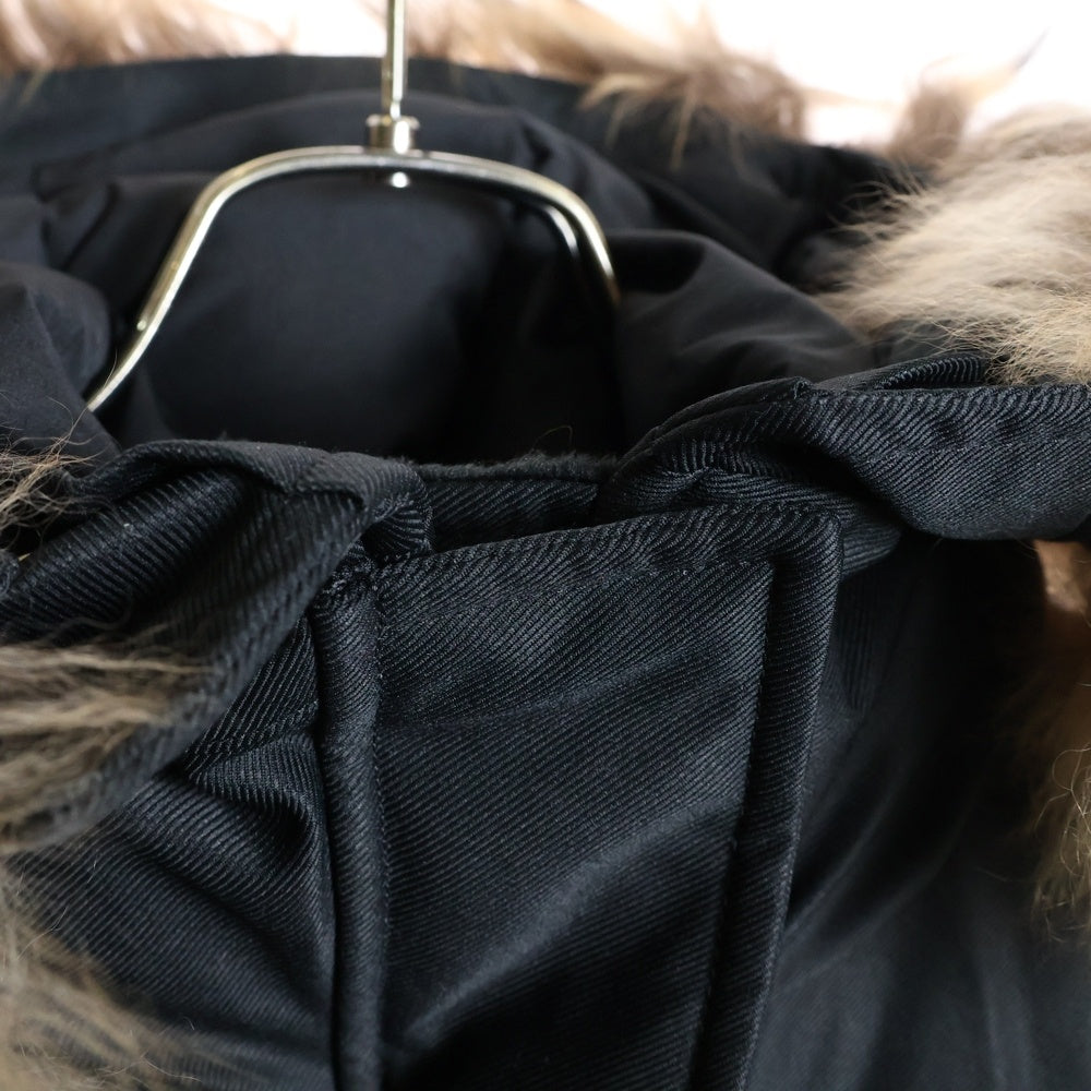 PYRENEX(ピレネックス) SPOUTNIC MINI RIPSTOP ファー付き スプートニック ミニ リップストップ ダウンジャケット ブラック W22P1