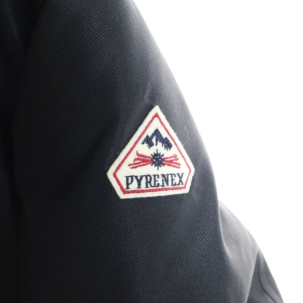 PYRENEX(ピレネックス) SPOUTNIC MINI RIPSTOP ファー付き スプートニック ミニ リップストップ ダウンジャケット ブラック W22P1
