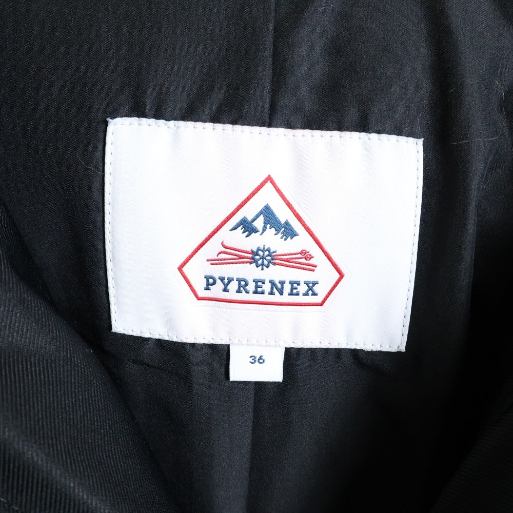 PYRENEX(ピレネックス) SPOUTNIC MINI RIPSTOP ファー付き スプートニック ミニ リップストップ ダウンジャケット ブラック W22P1