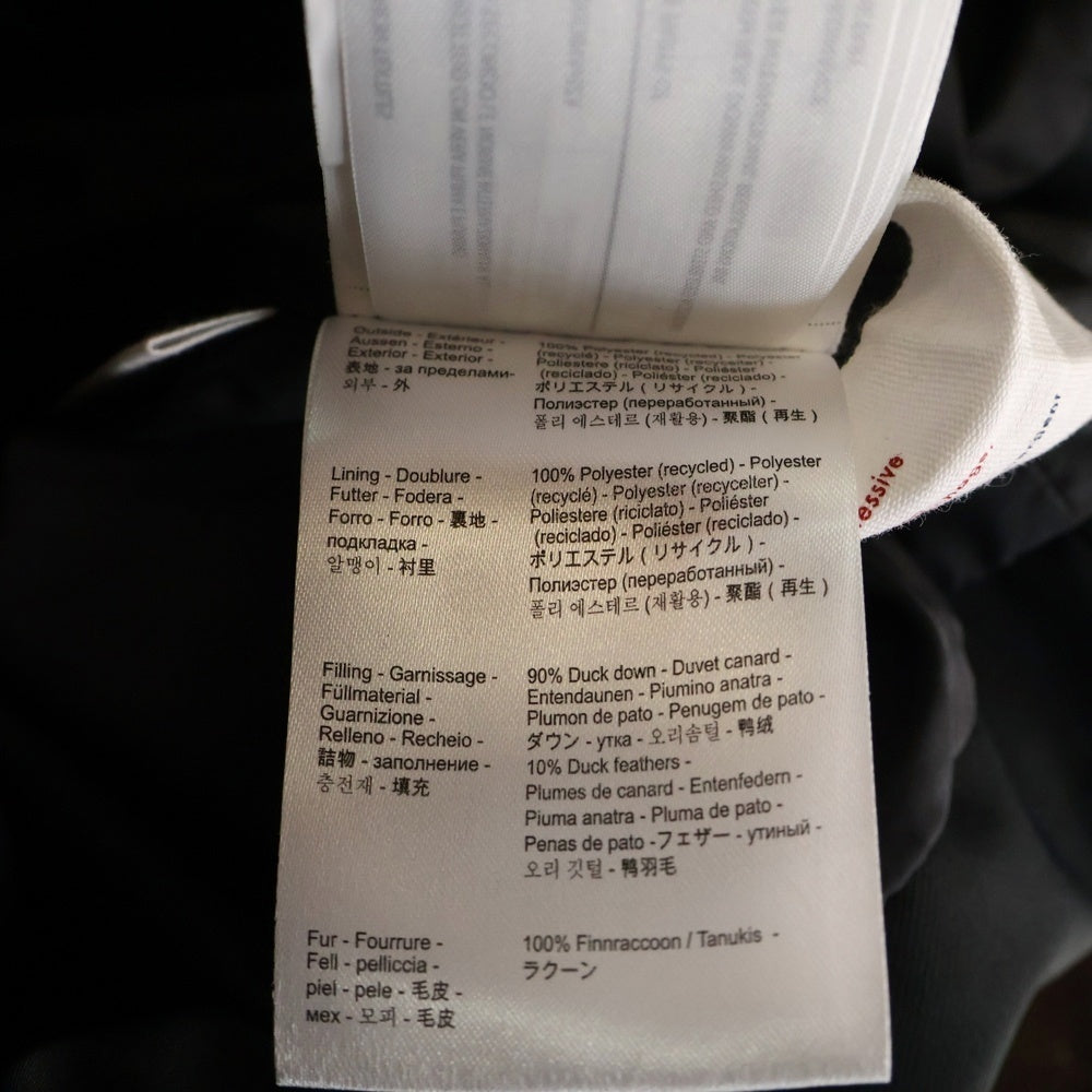 PYRENEX(ピレネックス) SPOUTNIC MINI RIPSTOP ファー付き スプートニック ミニ リップストップ ダウンジャケット ブラック W22P1