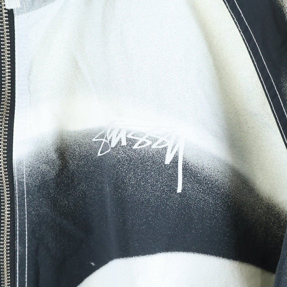 STUSSY(ステューシー) 8ball beach shell 8ボール ビーチジャケット ブラック/ホワイト 115702