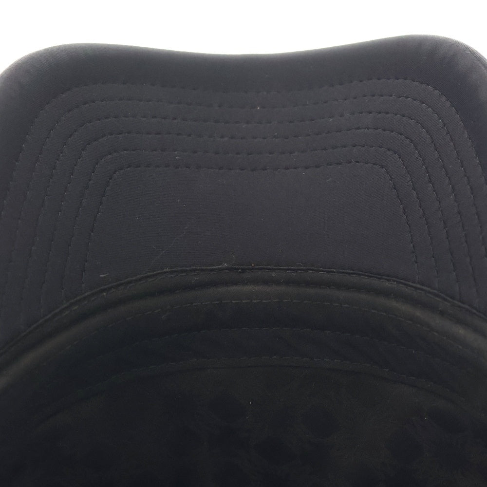 AMIRI(アミリ) MA TWO TONE TRUCKER HAT 刺繍ロゴ メッシュキャップ ブラック/ホワイト AMHATR1030