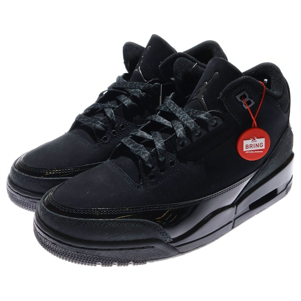NIKE(ナイキ) AIR JORDAN 3 RETRO BLACK CAT CT8532-001 エアジョーダン3 レトロ ブラックキャット ハイカットスニーカー ブラック US8/26cm