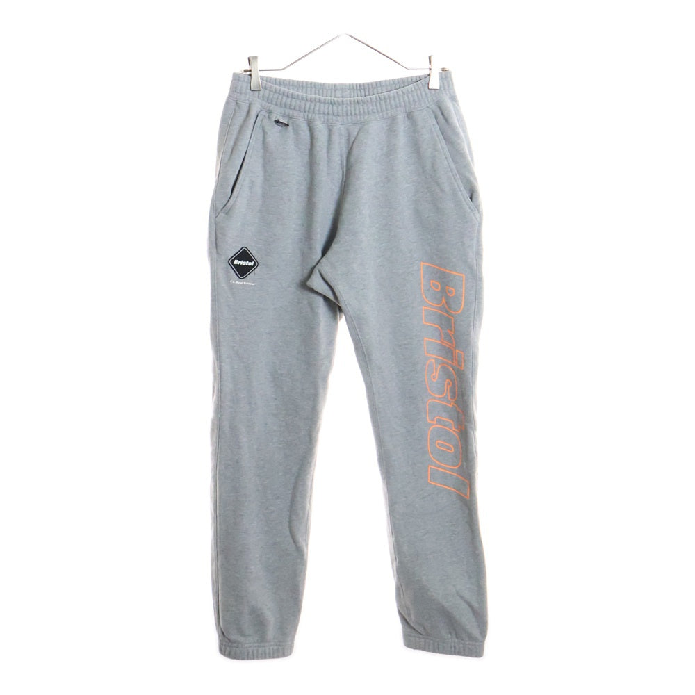 F.C.R.B./F.C.Real Bristol/FCRB(エフシーアールビー/エフシーレアルブリストル) EMBLEM SWEAT PANTS ブランドロゴ スウェットパンツ グレー FCRB-192112