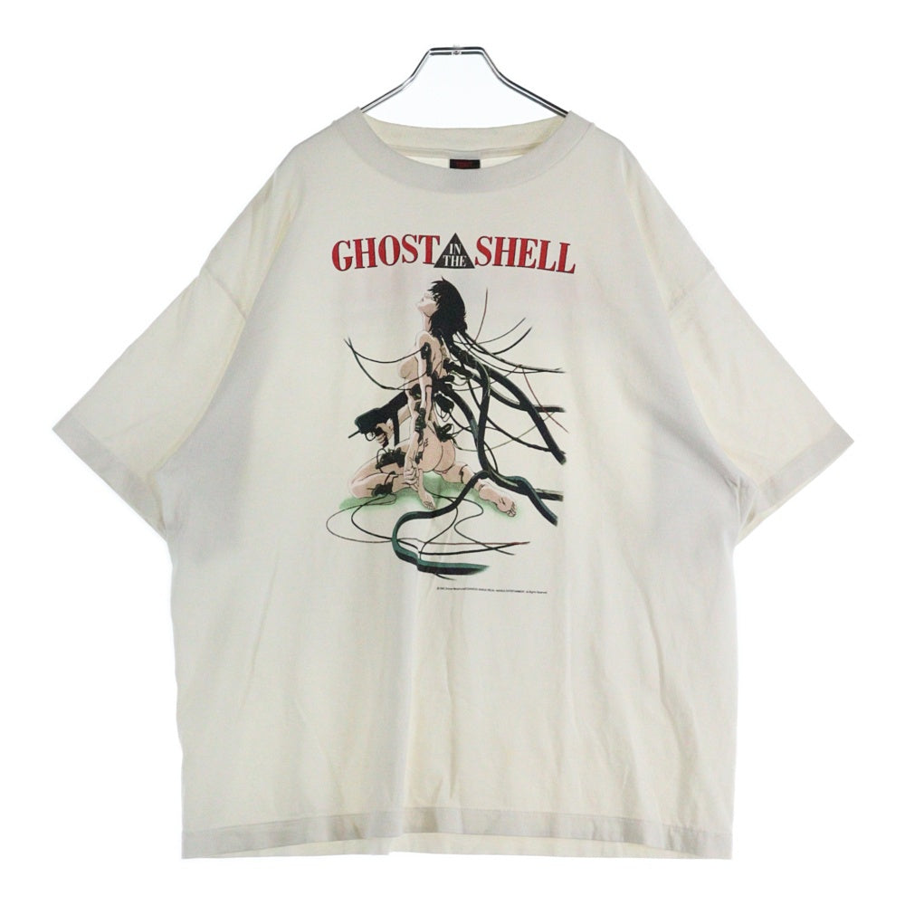SAINT MICHAEL(セントマイケル) 24AW GITS GS_SS TEE 攻殻機動隊 ゴーストイン ザシェルプリント半袖Tシャツ カットソー ホワイト SM-YS1-0000-C32