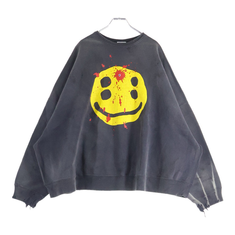 SAINT MICHAEL(セントマイケル) 24AW CP_CREW SWT/SMILE スマイル