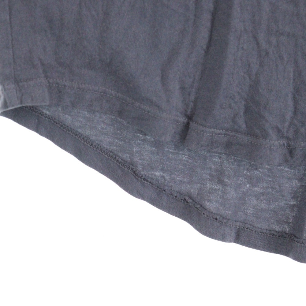 CHROME HEARTS(クロムハーツ) HORSESHOE T-SHIRT ホースシューロゴ Tバーバックプリント クルーネック半袖Tシャツカットソー グレー