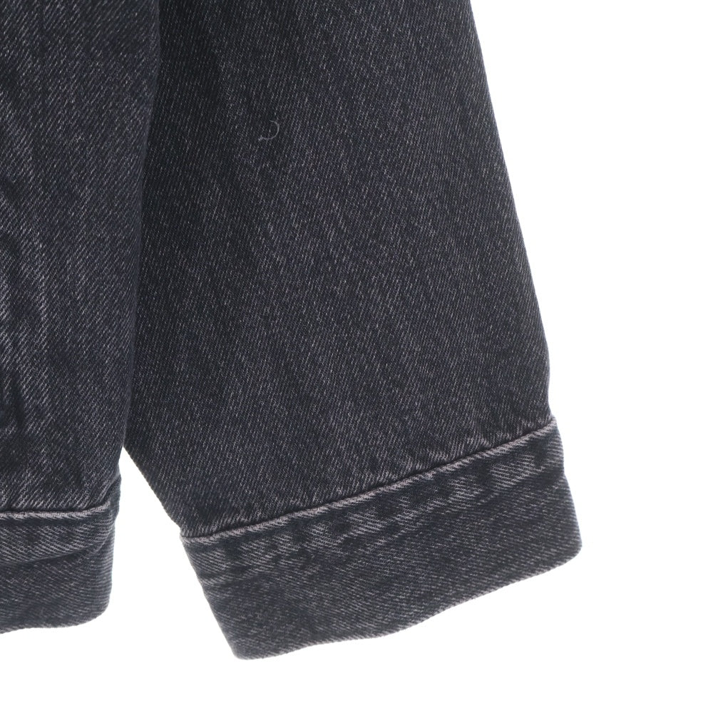 Levi's(リーバイス) 牛革パッチ デニムジャケット ブラック S110784 NXBD