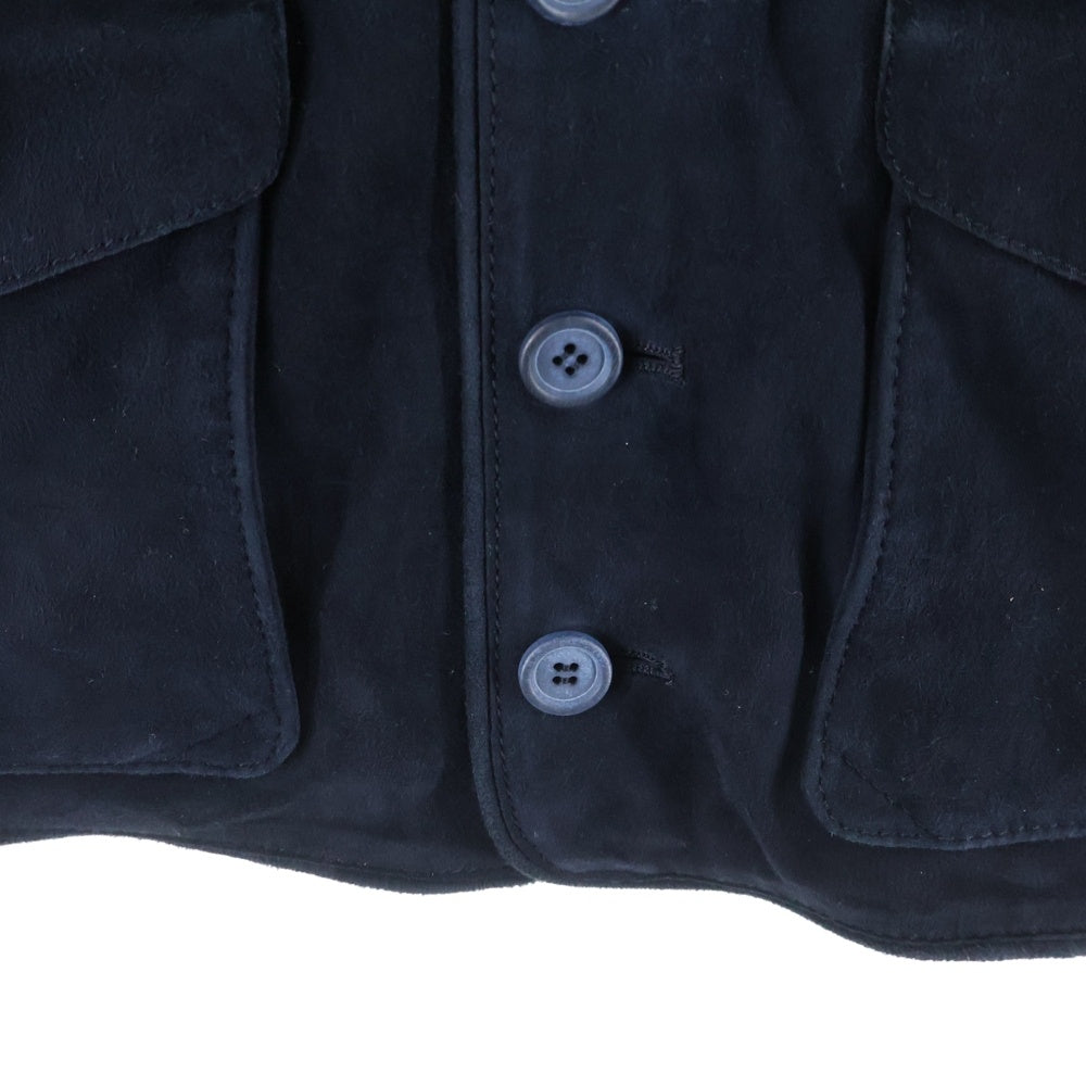 GIORGIO ARMANI(ジョルジオアルマーニ) 2ポケット ベスト スエード 羊革 ネイビー