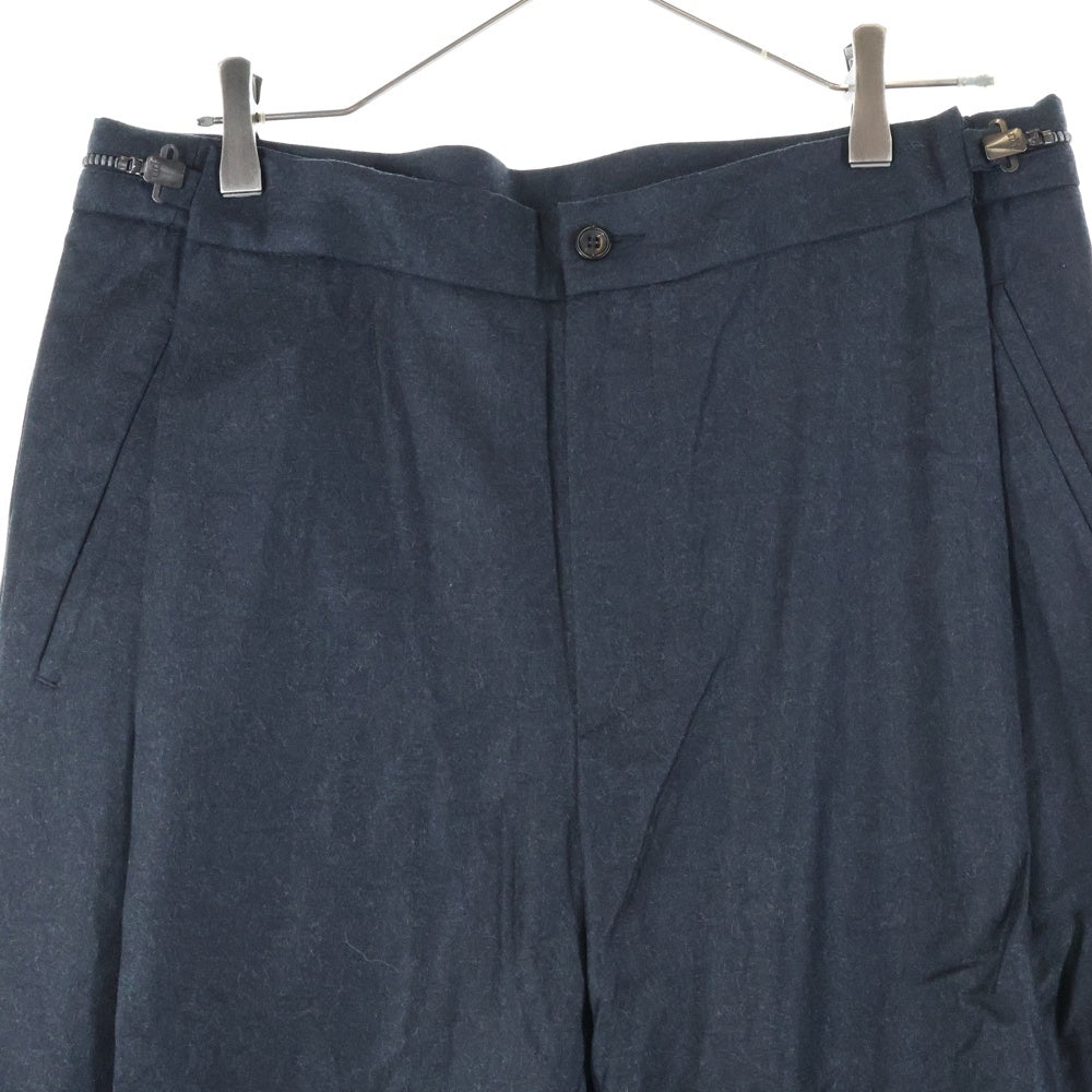 EMPORIO ARMANI(エンポリオアルマーニ) ウールスラックスパンツ テーパード ブラック