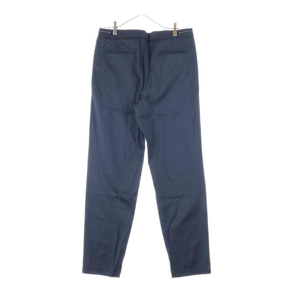 EMPORIO ARMANI(エンポリオアルマーニ) ウールスラックスパンツ テーパード ネイビー