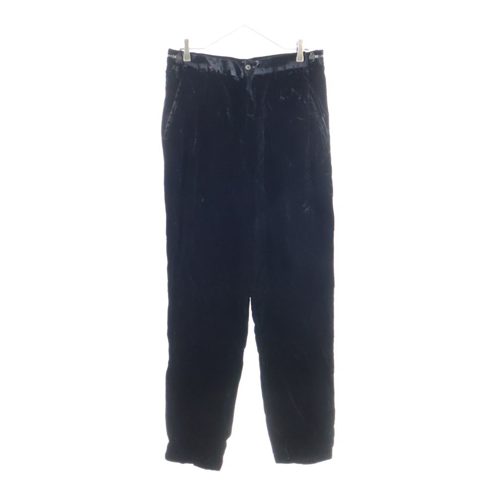 EMPORIO ARMANI(エンポリオアルマーニ) ベロアパンツ テーパード ブラック